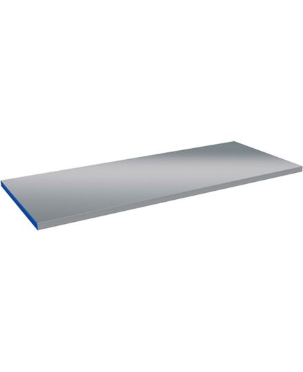 Bordplate 40 mm, 2000x800 mm Stål, Stål/Blå ABS kant