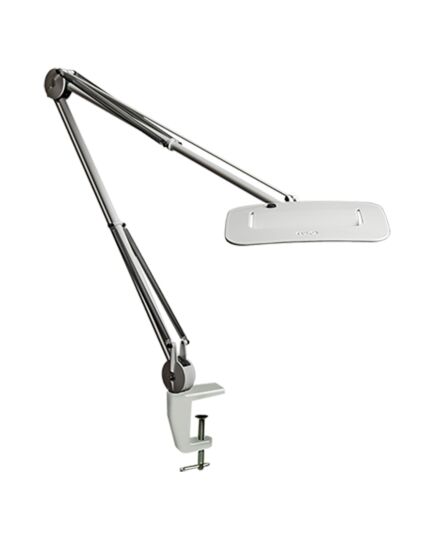 Skrivebordslampe Split LED T80 med bordfeste, Hvit